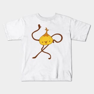 Sassy Waving Onion Kids T-Shirt